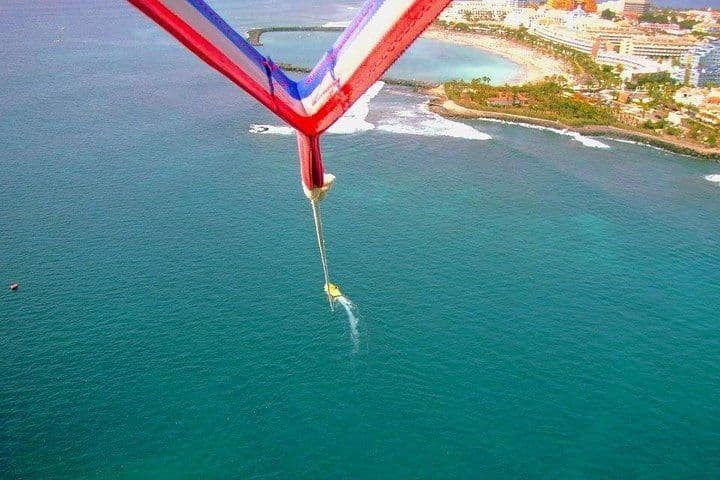 Parasailing from Puerto Colón, Costa Adeje