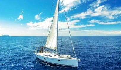 Sailing Yacht on a Private Charter